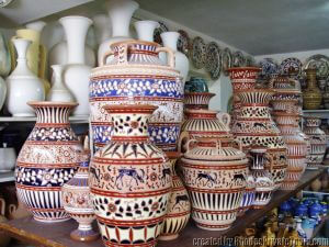 Pottery of Rhodes Greece, Plates