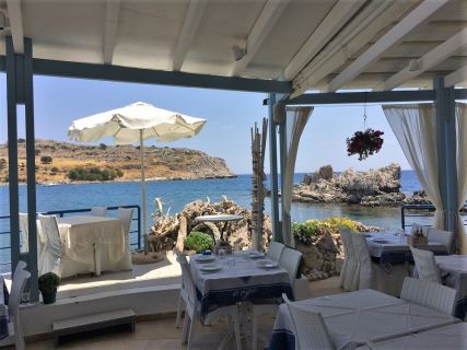 Charaki Village, Seaside Restaurant, Rhodes Custom Private Tours
