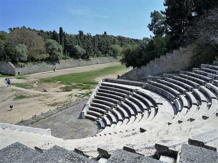 Ancient Theatre, Custom Tours in Rhodes Greece