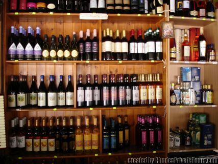 Rhodes wineries, free wine tasting