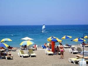 Ixia beach in Rhodes Greece, Rhodes Private Tours