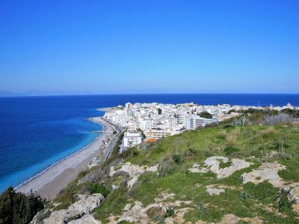 Panoramic view of Rhodes Town